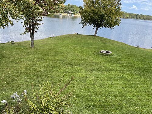 A lawn in Cheboygan, MI