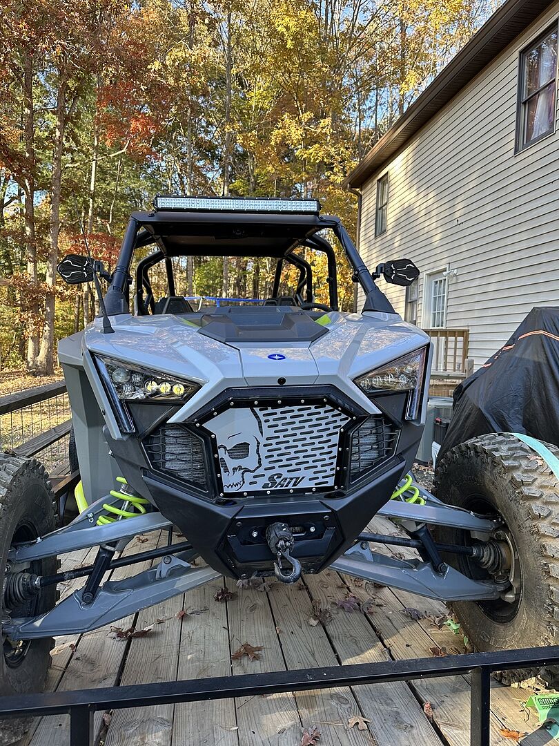 Polaris RZR PRO XP Skull Style Front Grille Insert