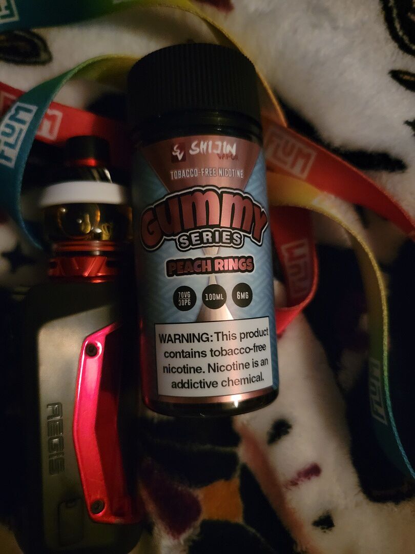 peach rings vape juice ERTH - CBD Vape Juice - Peach Ring main image 0