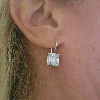 Silpada 'Crystal Clear' Sterling Silver Cubic Zirconia Drop