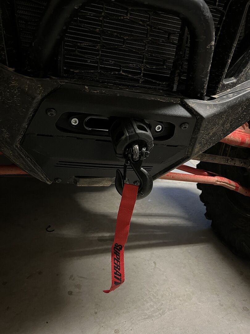 Polaris RZR PRO XP Winch Mounting Plate SuperATV