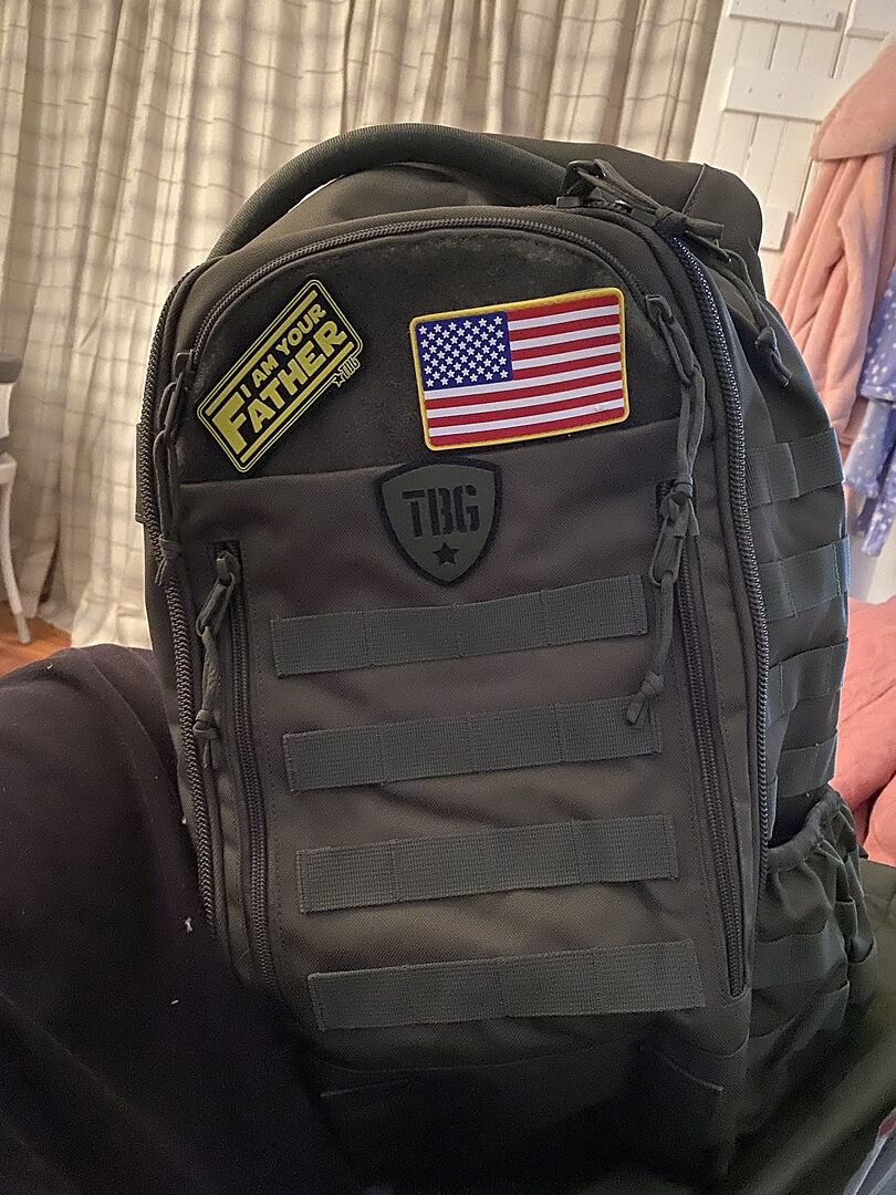 USA Flag Patch Military Diaper Bag by Tactical Baby Gear USA Flag Patch Military Diaper Bag by Tactical Baby Gear
