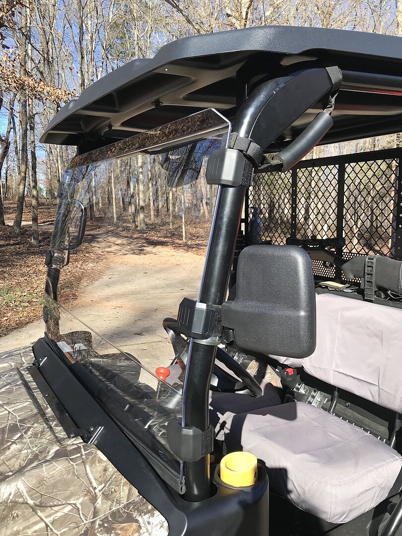 Kubota RTV X-900 / X-1120D Scratch Resistant Full Windshield