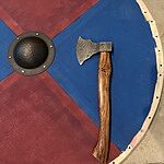 Titan International Exclusive Damascus Axe | Bespoke Post