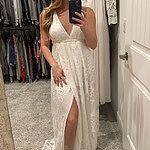white and gold maxi dress Bebe Women's Illusion Sweater Bodycon Maxi Dress