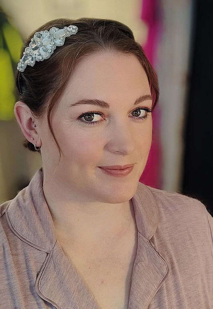 Rebecca M., real Britten bride