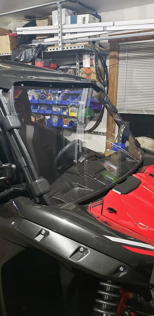 Kawasaki Teryx KRX 1000 Scratch Resistant Full Windshield