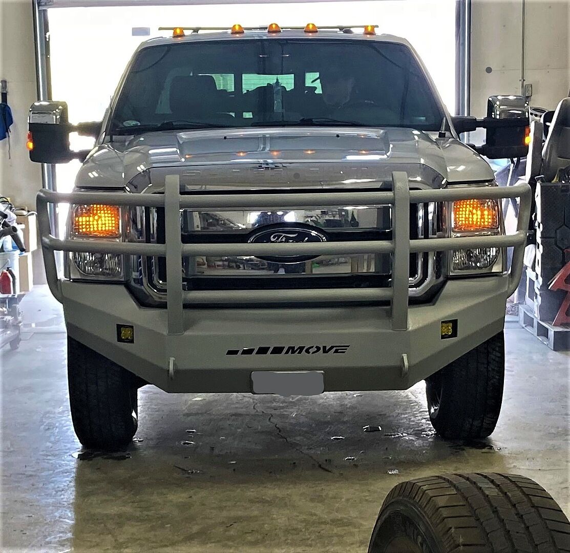 Classic Offroad Front Bumper Kit installed on FORD F350 2016