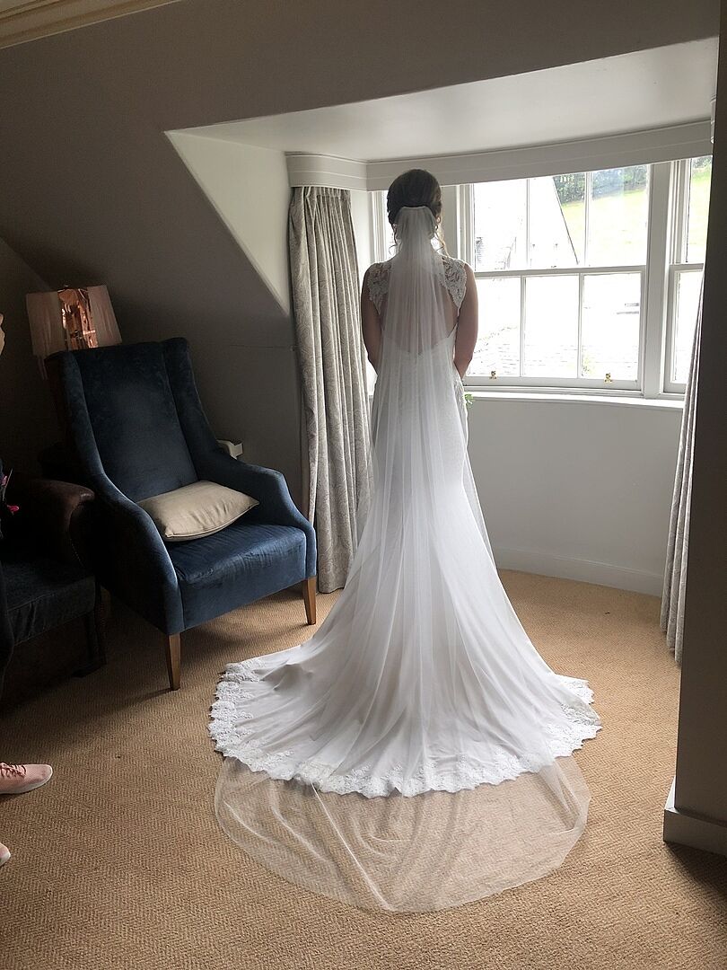 Julia M., real Britten bride
