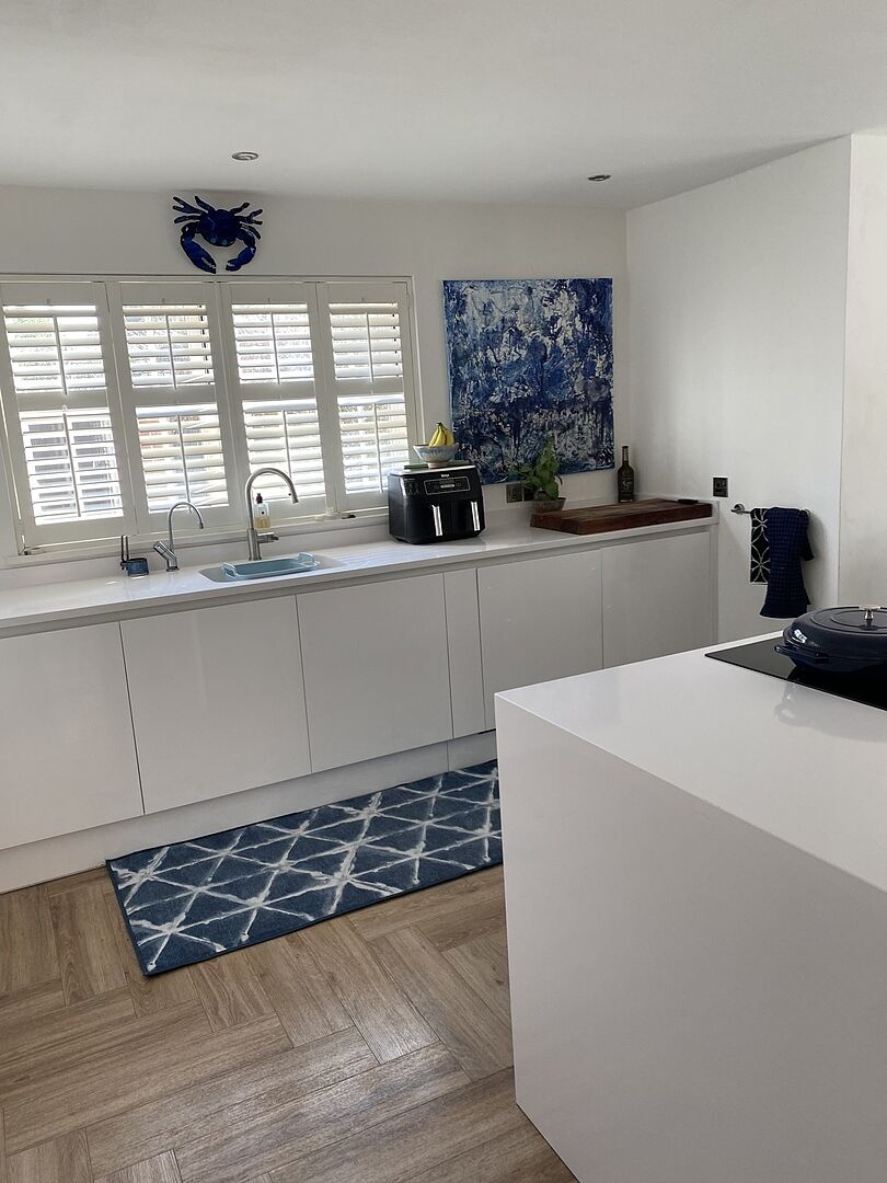 Outdoor Sailmaker Stripe Blue Rug