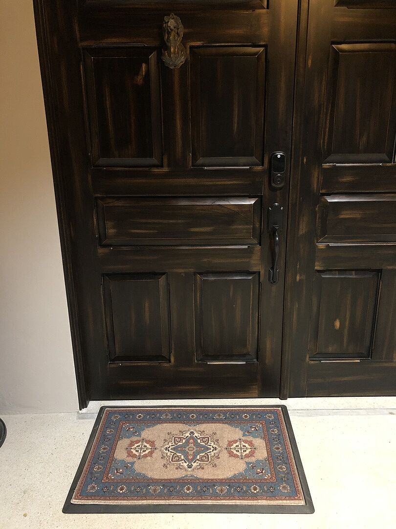 Colette Blue Copper Doormat