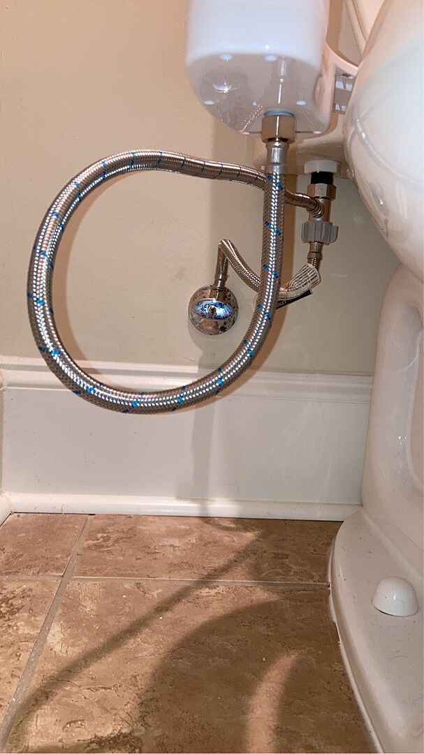 Brondell SS-250 SimpleSpa Thinline Bidet-Aufsatz – Dünnes Design, Seitliche Steuerung, Ohne Strom