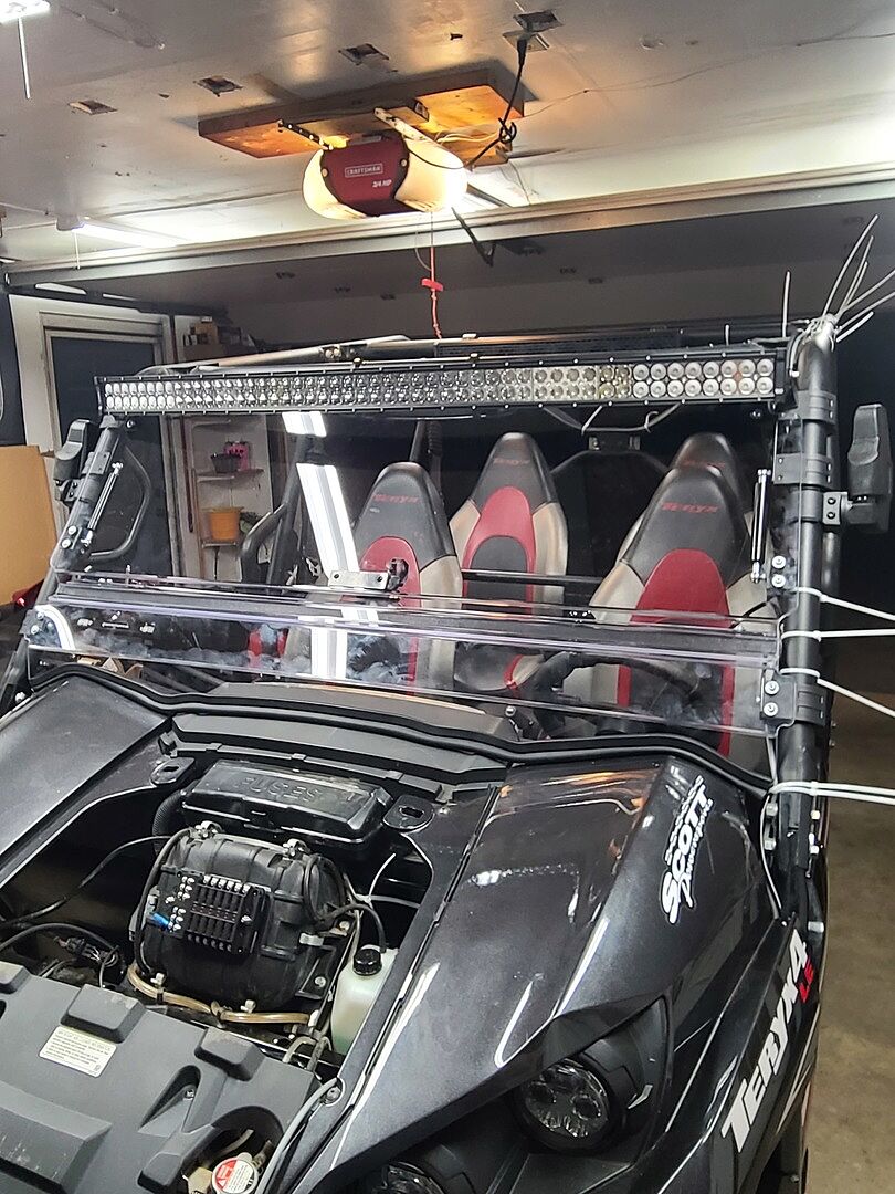 Kawasaki Teryx 750/800 Scratch Resistant Flip Windshield