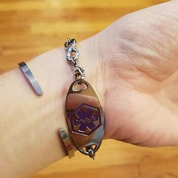 Forever And Always Medical ID Bracelet Lauren's Hope