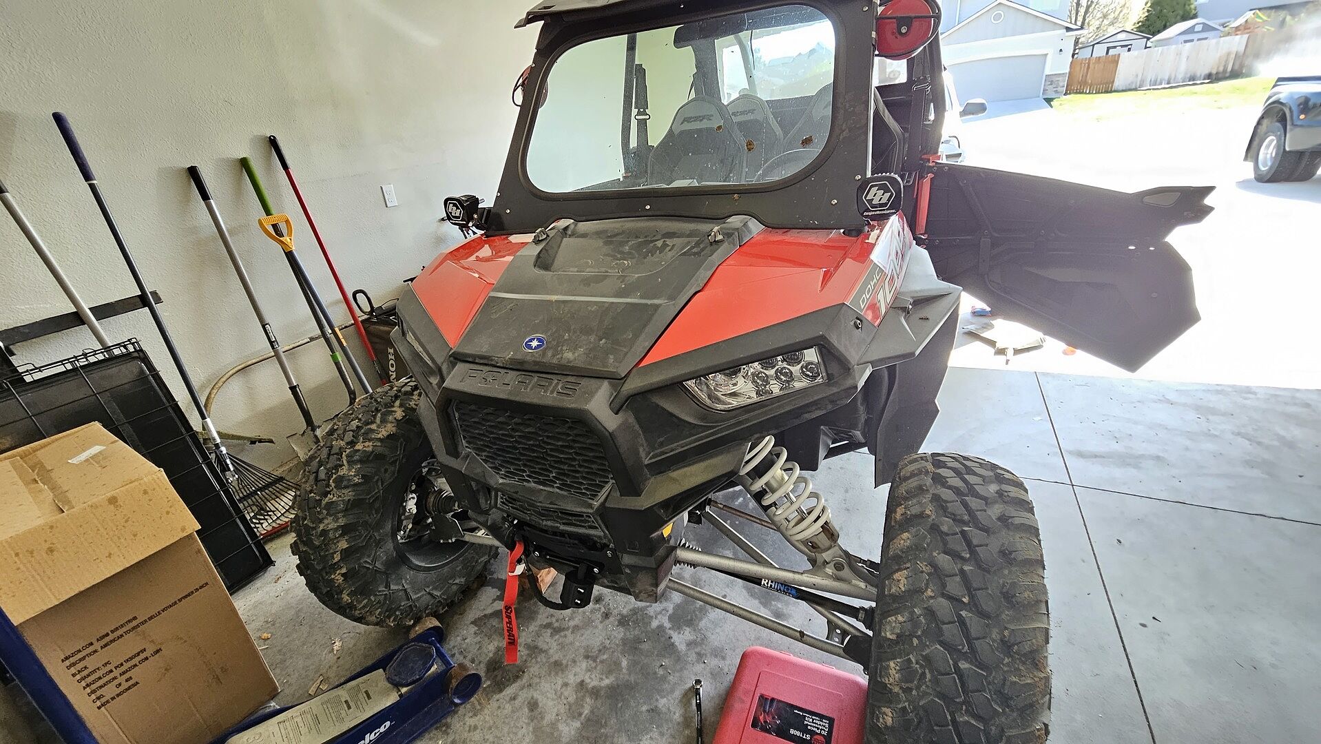 Polaris RZR XP 1000 Winch Mounting Plate SuperATV