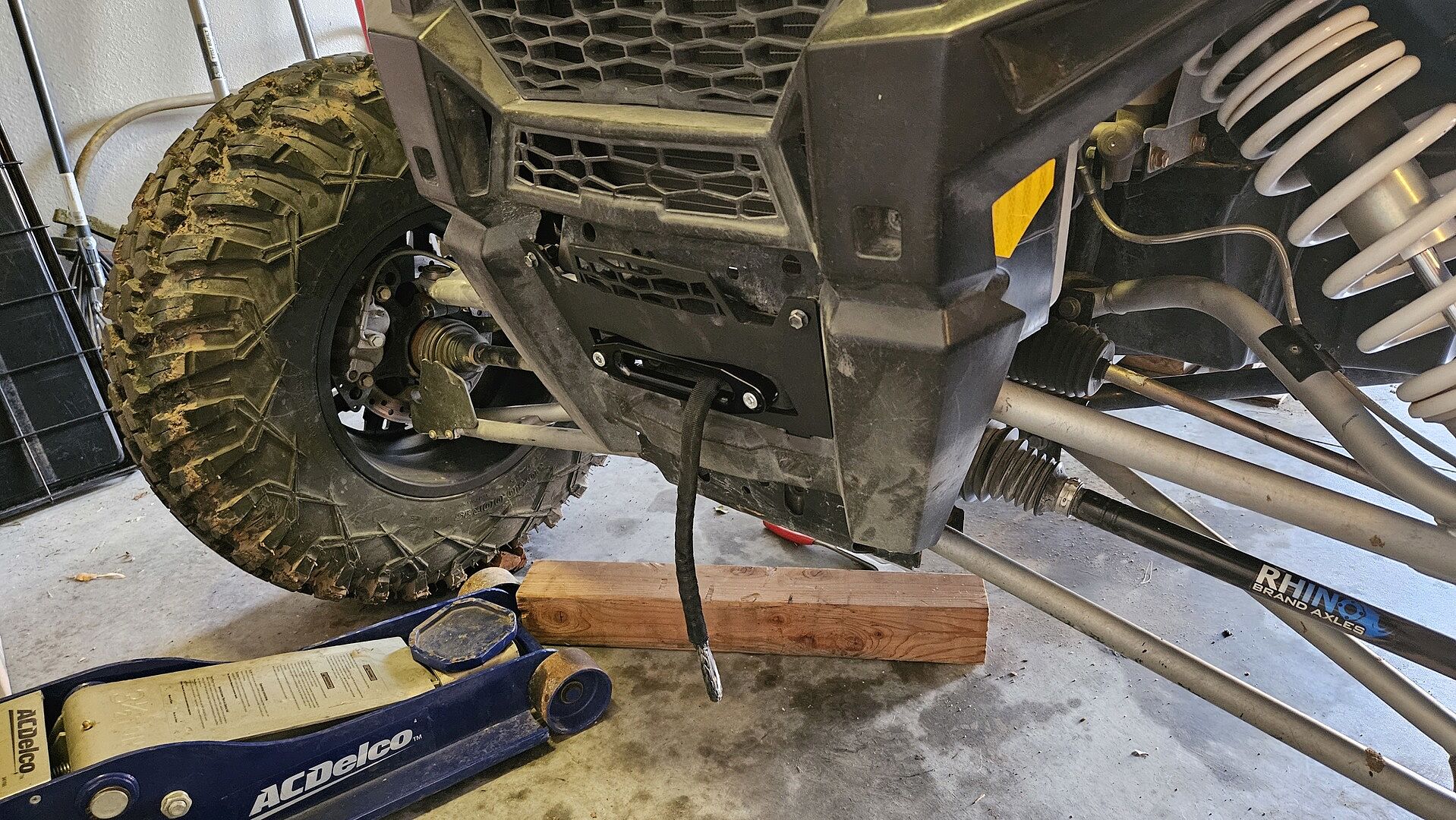 Polaris RZR XP 1000 Winch Mounting Plate SuperATV