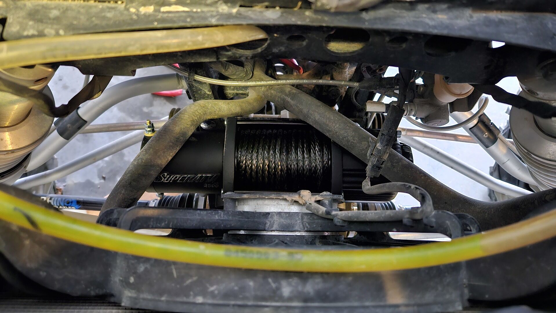 Polaris RZR XP 1000 Winch Mounting Plate SuperATV