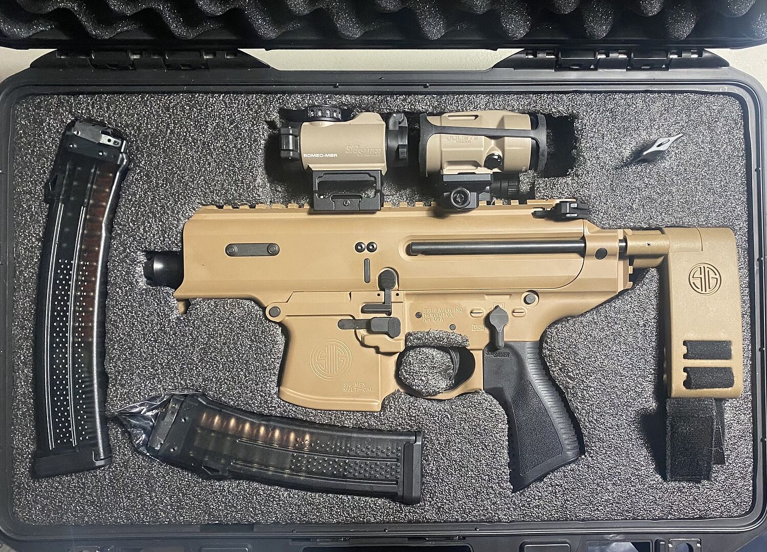 SIG SAUER Juliet-Micro 【実物】 Sig Sauer JULIET 5X MICRO MAGNIFIER And Romeo5 XDR Predator