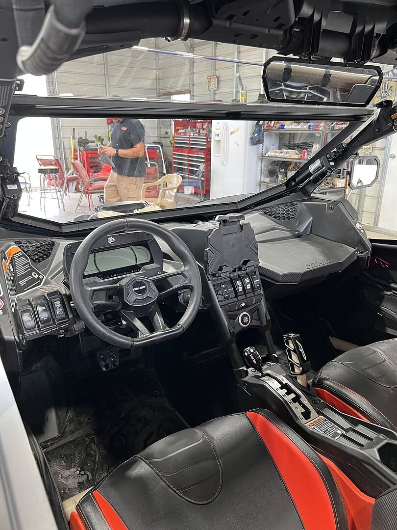 CanAm Maverick X3 MaxDrive Power Flip Windshield SuperATV