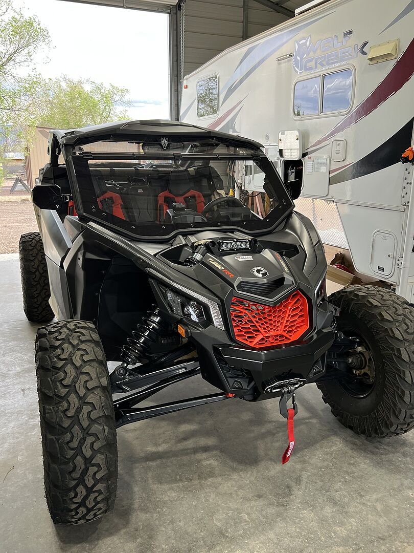 CanAm Maverick X3 MaxDrive Power Flip Windshield SuperATV