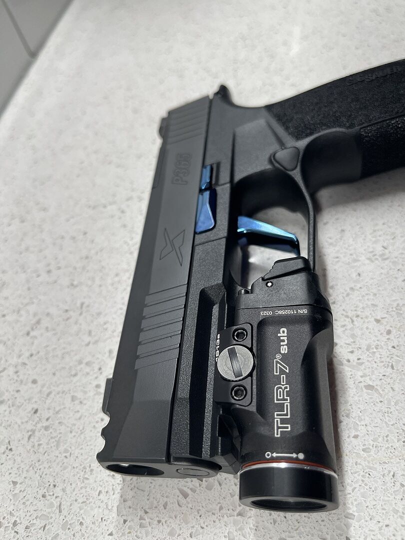 One Control/prussianblue（SPI MOD） P365X Controls parts kits- Blue ǀ SIG SAUER