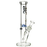 Black Leaf 9mm Straight Ice Bong | 35 cm