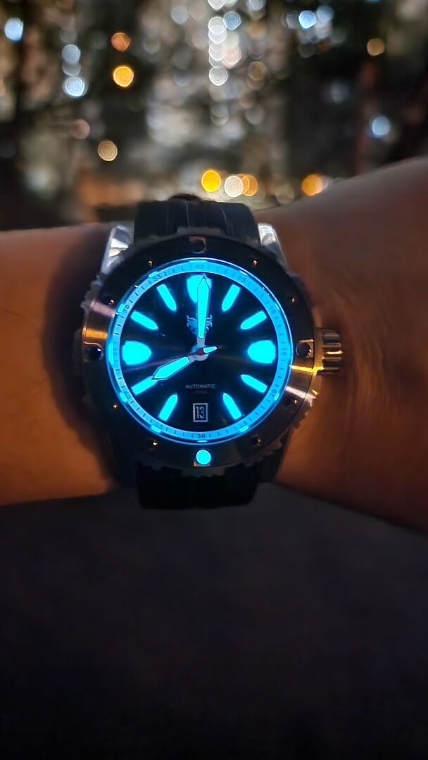 PHOIBOS GREAT WALL 300M Automatic Diver Watch PY045D Black Limited