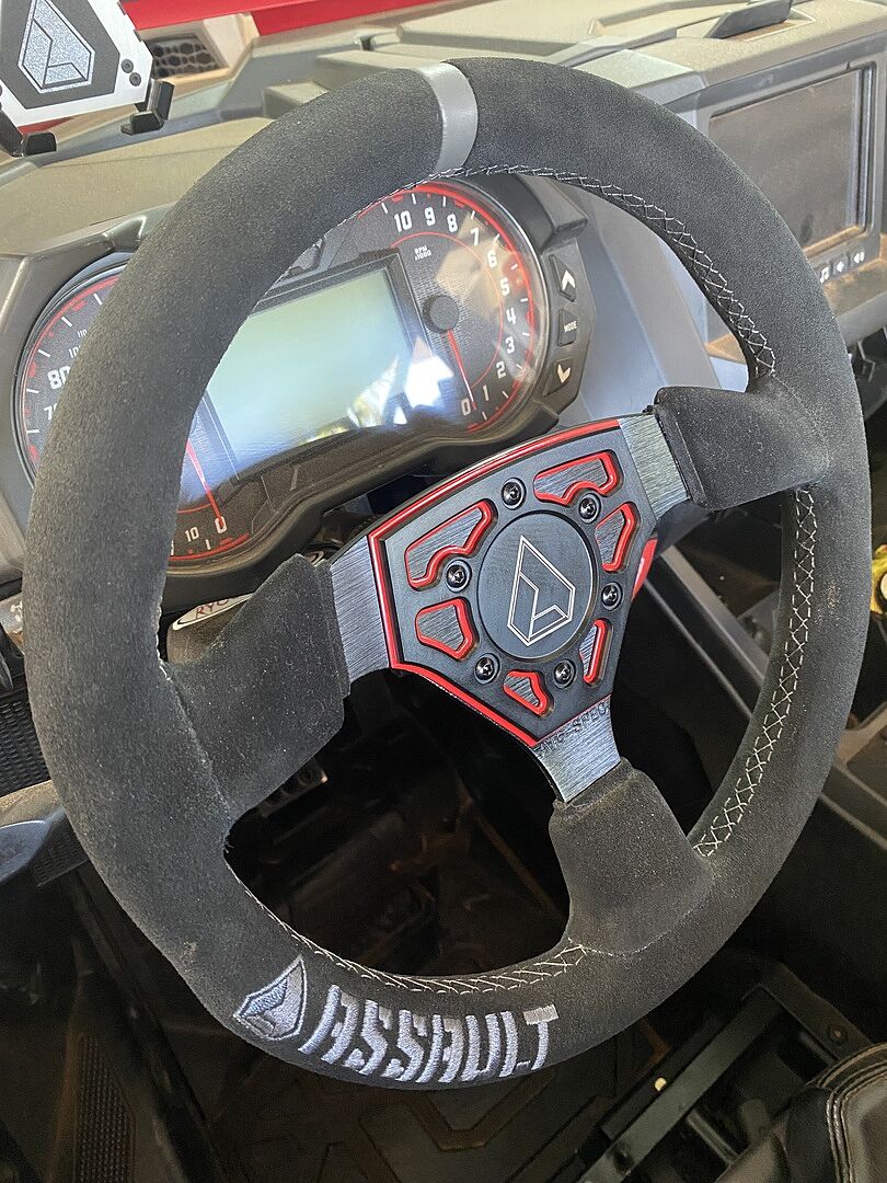Assault Industries Universal Navigator Suede UTV Steering Wheel SuperATV