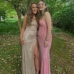 DEAR EMILIA A New Glow Sequin Maxi Dress Rose Gold | Hello Molly US