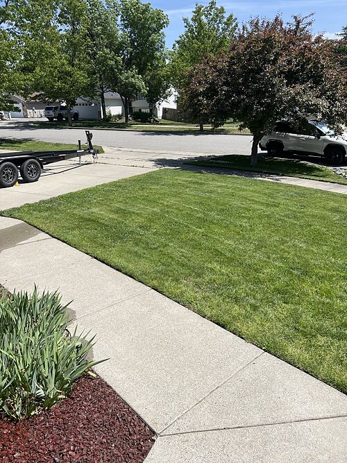 A lawn in Hayden, ID