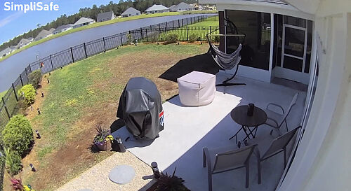 A lawn in Brunswick, GA