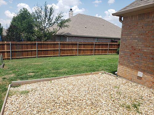 A lawn in Benbrook, TX