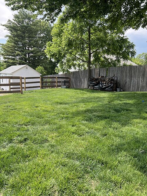 A lawn in Holyoke, MA