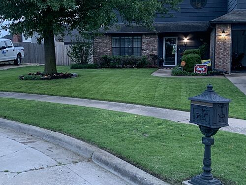 A lawn in Tulsa