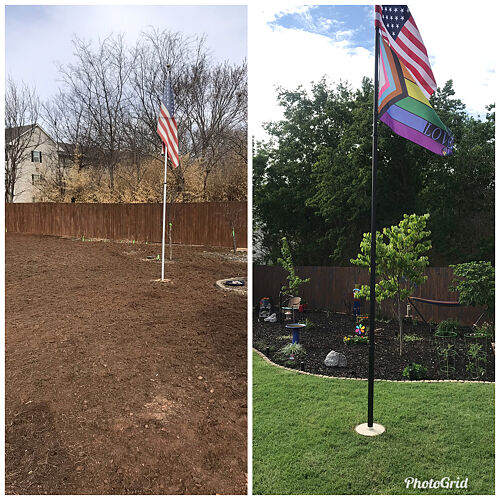 A lawn in Norman, OK
