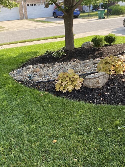 A lawn in Fishers, IN