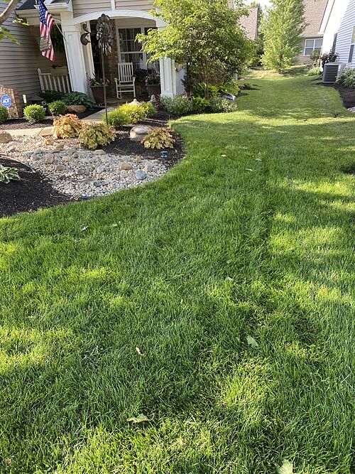 A lawn in Fishers, IN
