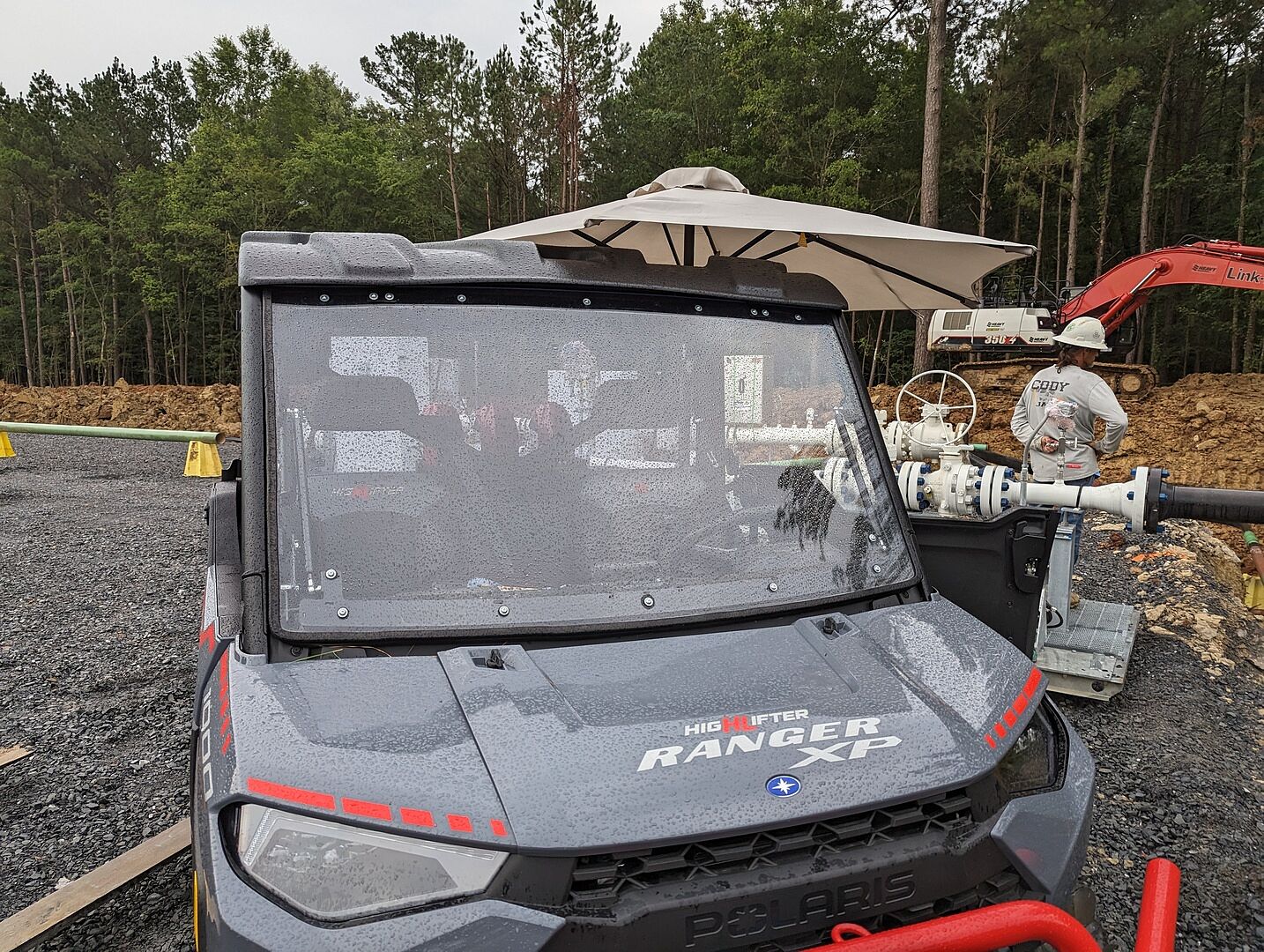Gravely Atlas JSV Scratch-Resistant Flip Windshield