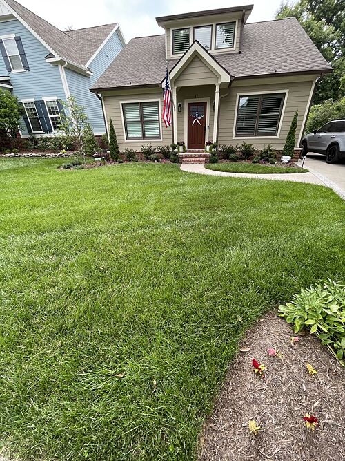 A lawn in Franklin, TN