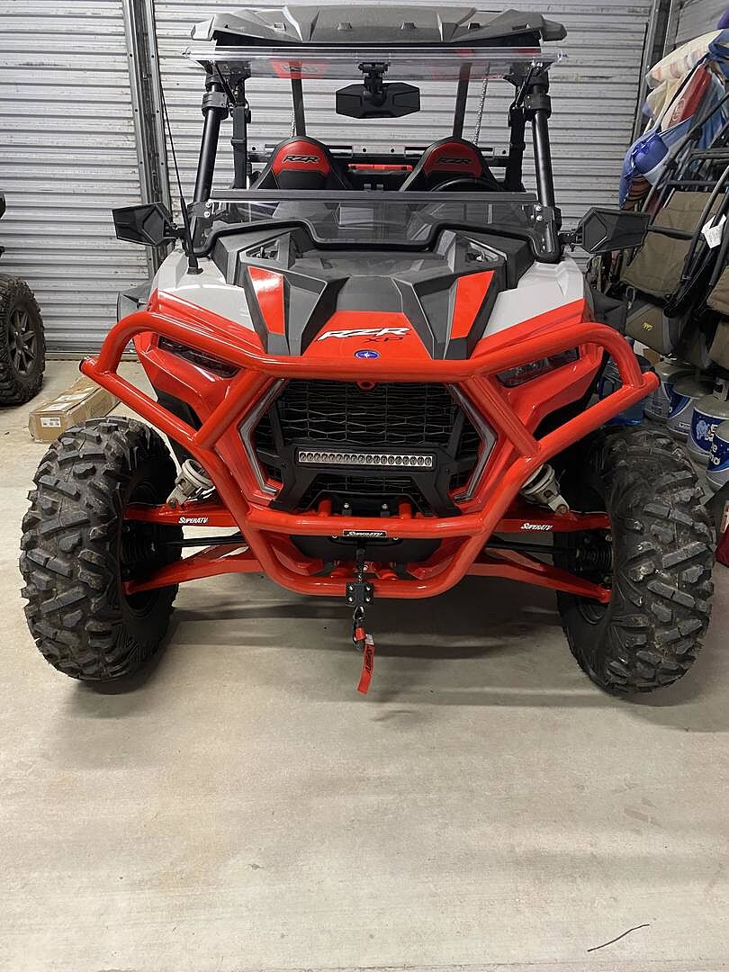 SuperATV High Clearance A-Arms For Polaris (2014-23) RZR XP 1000 (Non-Adjustable, Upper, Heavy-Duty 4340 Chromoly Steel) Red - Foto 6