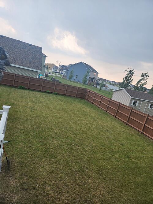 A lawn in Fargo, ND