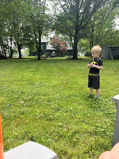 A lawn in Noblesville, IN
