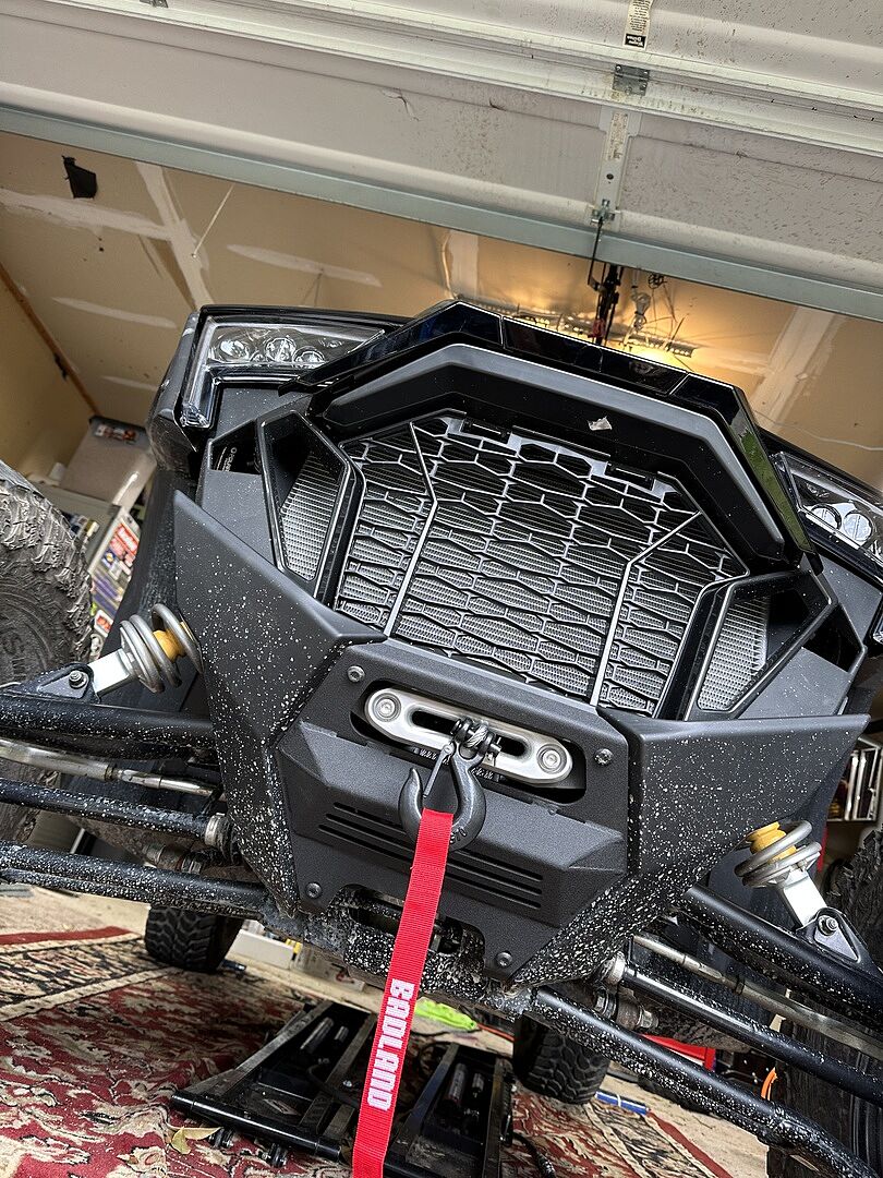 Polaris RZR PRO XP Winch Mounting Plate SuperATV