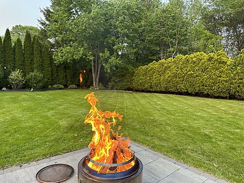 A lawn in Haverhill, MA