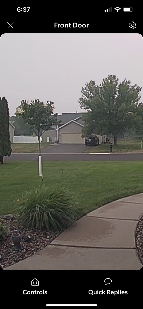 A lawn in Farmington, Minnesota