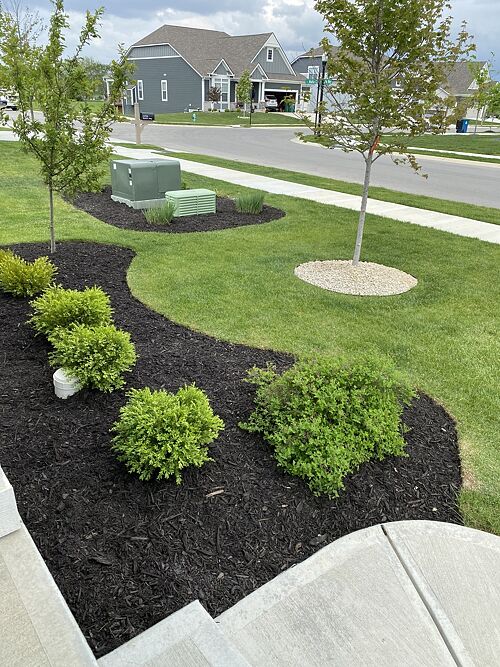 A lawn in Fishers, IN