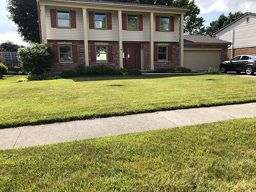 A lawn in Middletown, OH
