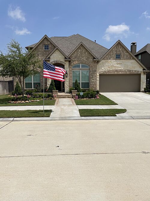 A lawn in Cypress, TX