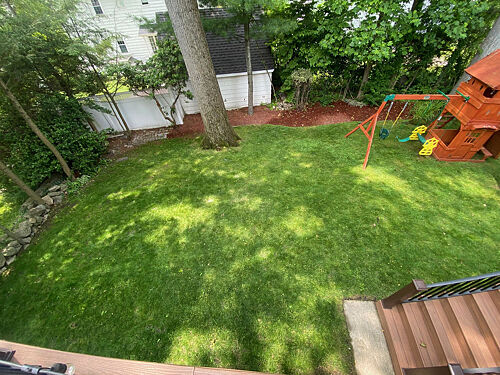 A lawn in New Rochelle, NY