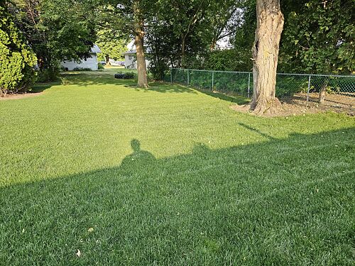 A lawn in Rochelle, IL